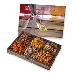 HyperFoods RawFruit Roasted Dry Fruit Gift Pack (Dark Wood Gift Box with Lid 6 Variety)