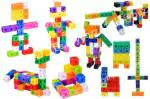 Pulsbery Building Block Set Kids Blocks Game Kids Block Set Kids Building Block-100 Pcs(Cube Shape)