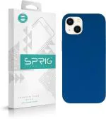 Sprig Liquid Silicone Blue Back Cover For Apple Iphone 13 Mini, Iphone 13 Mini