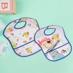 Baby Moo Feeding Bibs Pack Of 2 Crumb Catcher Waterproof Ahoy Pirate Blue