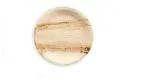 Crazy Sutra Eco-Friendly Disposable Round Areca Palm Leaf Plates - 6 Inch Diameter(Pack of 10pc)