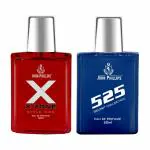 John Phillips X Zone & 525 | Eau De French Perfume Unisex Combo Gift Set Pack of 2 Eau de Parfum - 120 ml (For Men & Women)
