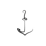 SIMPLY INKED Minimal Anchor Temporary Tattoo, Designer Tattoo for all (Minimal anchor tattoo)