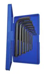 INDITRUST 9pcs Box Hex allen key set L type spanner