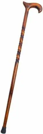 Holyratna Hancarved Wooden Walking Stick