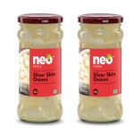Neo Silver Skin onions 350g(Combo Pack of 2)