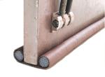 DeeZ Door Seal Brown Under Door Twin Draft Stopper 38 inch