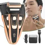 FARISHTAY Geemy Foil Shaver with High-quality Triple-blade Shaving System, LED Display, Battery Powered, Water-resistant