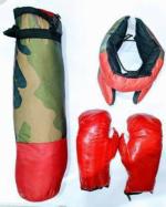 Aao Je Multicolor Toy Boxing Kit With Gloves And Head Guard For Boys And Girls 3 To 10 Years (Set Of 4)