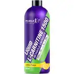 MuscleXP Liquid L-Carnitine 1500, Metabolic Energizer, No Added Sugar, 100% Stimulant Free, Lemon Flavor - 450ml