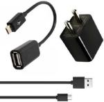 Webilla Wall Charger Accessory Combo For Xiaomi Mi 4S (Black)