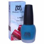 Makeup Mania Velvet Matte Nail Polish 12 ml (Shade # 125) Turq Green ()