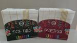 Softiss Soft Printed Paper Napkins 33x33cm 2ply 50 pcs pkt x 4 pkts