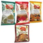 Golden Spice Combo- Pack of 4 - Daily Essential Spices in Your Kitchen (Turmeric,Coriander,Red Chillies & Gram Masala)