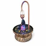 Decrosh Adiyogi water fountain with crystal ball big