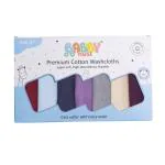 BABBY NEST Washcloth, in Super Soft and Absorbent 100% Hosiery Cotton Cloth Provides a soothing touch for your little one's. (7 pieces). color may very.