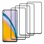 Kite Digital OnePlus Nord 2 (5G) (Black) Tempered Glass Screen Protector with Edge to Edge Coverage and Easy Installation Kit (Pack of 4)