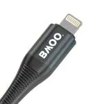 Bwoo Aux To Lightning Cable Bo-Aux060 Lightning To 3.5mm Aux Cable - Nylon Braided Iphone Aux Cable For Car, Aux Cable For Iphone, Grey Iphone Aux Cord For Car / Lightning To Aux Cable