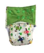 KiddieHug Reusable Pocket Cloth Diaper for babies with insert - adjustable, washable, chemical free (3 months - 3 years)-Fly high