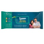 ELDURO Castor & AloeVera Bed Bath Adult Wipes For Body Sponging And Cleansing Pack of 1