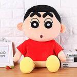 Hug N Feel Soft Toys Multicolor Polyester And Cotton Shinchan Soft Toy - 32 cm