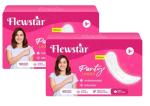 FLEWSTAR Ultra-Thin Panty Liners - Comfortable, Breathable, and Discreet | Ideal for Daily Use | 100% Cotton | Hypoallergenic | 42 Count in 1 Pack | Pack of 2