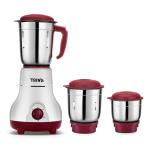 Triva (Symbol of Trust) KITCHENGMAX750 500W Mixer Grinder With 3 Jars, Copper Motor, 2 Years Warranty, RED