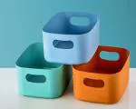 JIKARI Storage Container Box Set of 4 - 45 Litre each (Multi Colour) Super Large