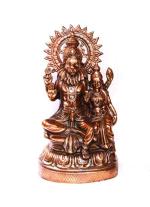 Deccani Handicrafts Lakshmi Narasimha Swamy Blessing Pose- Copper Coated