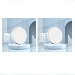 Gesto 8W LED Surface Panel Light - Waterproof & Flicker Free Surface Mounted Ceiling Lights | Rimless Ceiling LED Lights for Home, Office and Bedroom,Balcony (No False Ceiling Required)- Pack of 2