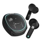 Portronics Newly Launched Harmonics Twins S11 in-Ear TWS Earbuds, Quad Mic, Auto ENC Calls, 30Hrs Playtime, Game/Music Mode, BT5.3v, 10mm Driver, Type C Fast Charging, Ipx4 Water Resistant(Black)