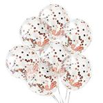 Grand Shop Rose, Gold, Foil Rubber Latex Balloons