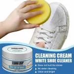 MOSTSHOP Mart Whitening Shoe Cleaning Cream, Practical Shoe Cleaning Kit Shoe Cream with Sponge, Stain Remover Cleansing Cream for Sneaker Cleaner White Shoes No-Wash, for Leather Sports Shoes