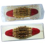 SK Craft Multicolor Crystal AD Stone Veera Rakhi for Brother Combo, Set of 6