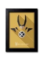 Blue Nexus Logan The Wolverine Wall Poster with Wall Frame Room Art Painting Collection A4 size 10x13