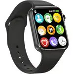 REMAXA T55 Series 8 Black Bluetooth Calling Smart Watch 1.54-inch LCD screen with extra NIKE band All Notifications Fitness Tracker Heart Monitor, Men & Women Smart Watch Waterproof Compatible with All Smartphones Android/iOS