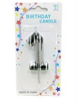 Hippity Hop Black Number Birthday Candle
