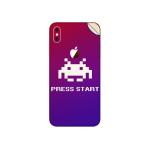 GADGETSWRAP Printed Vinyl Skin Sticker for Apple iPhone Xs Max - Press Start