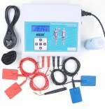 Physiogears 3 in 1 IFT Muscle Stimulator Tens Physiotherapy Machine Electrotherapy Combo for All Pain Relief Device Physiotherapy Equipment