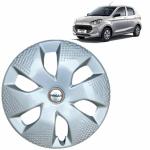 PRIGAN Wheel Cover for New Alto K10 13 Inch Silver, Universal Wheel Cover for All 13 Inch Cars (Set of 4 PCS) Wheel Cap Universal Model- New Alto K10 Silver 13