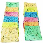 Chinmay Kids Baby's Cotton Cloth Diapers/Langot Washable and Reusable Nappies (Multicolour, 0-6 Months) (Style 1, Pack of 12)