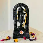DARIDRA BHANJAN - Ram Murti (Black 7 Inch), Ram Lalla | Ram Lalla Statue in Ayodhya Mandir (3D Model), Idol Home Decor, Ram murti for Car Dashboard | Ram lalla Murti.