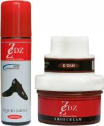 Zedz Combo Of Leather Liquid Polish And Shoe Cream