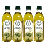 PURE AND ME Pure Olive Oil- Ideal for All Indian Cooking- Suitable for Deep Frying - 1L Pack of 4
