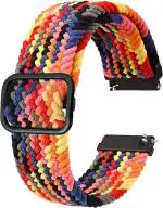 Artmu Multicolor Elastic Adjustable Smartwatch Strap For Noise Colorfit Icon Buzz, 20Mm