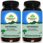 Organic India Osteoseal Veg Capsule Ayurvedic Medicine (2 Packs, 180 Veg Capsule in Each Pack)