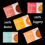 Ancient Roots Combo of All Cookies/Biscuits, 45g (Pack of 5) | TRIAL PACK | For Healthy Snacks / Best Paired with Tea & Coffee / No Maida / No Sugar / No Palm Oil / 100% Butter & Jaggery Cookies