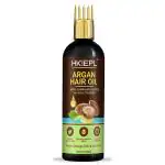 HKIEPL Argan Hair Oil - WITH COMB APPLICATOR - Cold Pressed - No Mineral Oil & Silicones - 100mL