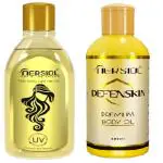 Nersiol Defenskin Premium Anti Aging Body Oil 100ml & Hair Oil 100ml Combo For Women & Men - Pack of 2