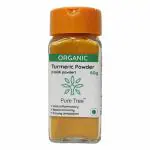 Pure Tree Certified Organic Turmeric Powder 80 gm| Haldi Powder